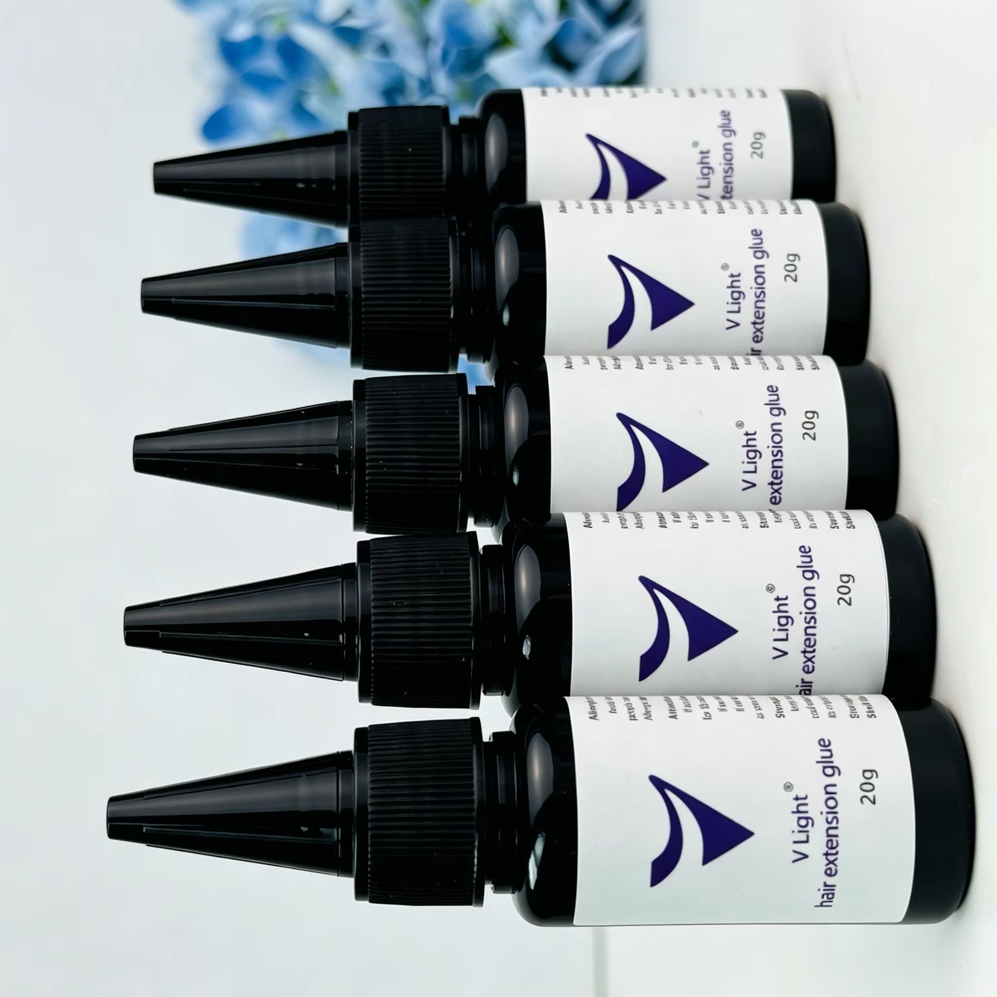 Liquid Uv Glue Kit - Zestaw kleju do przedłużania włosów UV